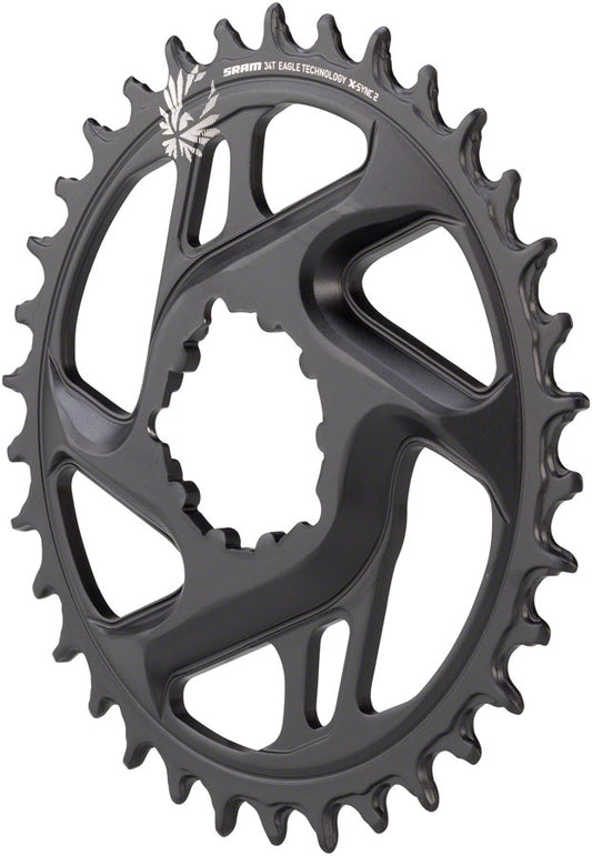 SRAM X-Sync 2 Eagle Cold Forged Direct Mount Chainring 34T 6mm Offset-Goodwynn's