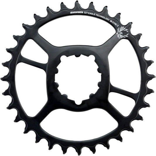 SRAM X-Sync 2 Eagle Steel Direct Mount Chainring 32T 6mm Offset-Goodwynn's