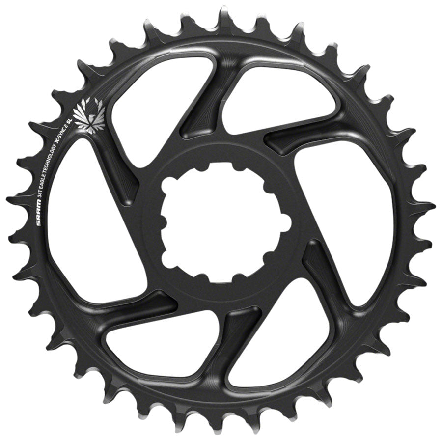 SRAM X-Sync 2 Eagle SL Direct Mount Chainring 32T Boost 3mm Offset BLK Gray Logo-Goodwynn'sGoodwynn's
