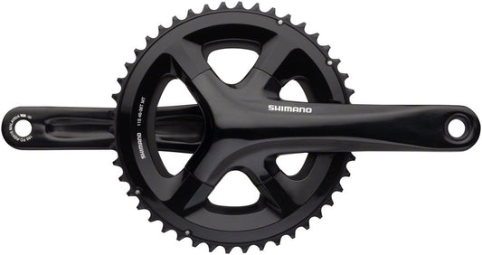 Shimano RS510 Crankset - 175mm 11-Speed 46/36t 110 BCD Hollowtech II Spindle Interface BLK-Goodwynn's