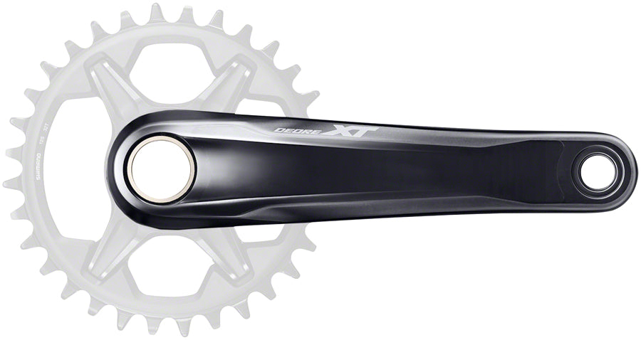 Shimano Deore XT FC-M8100-1 Crankset - 165mm 12-Speed 1x Direct Mount Hollowtech II Spindle Interface BLK-Goodwynn'sGoodwynn's