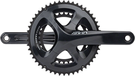 Shimano Sora FC-R3000 Crankset - 165mm 9-Speed 50/34t 110 Asymmetric BCD Hollowtech II Spindle Interface Gray-Goodwynn's
