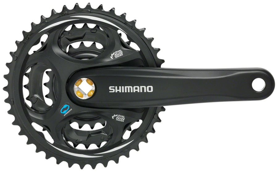 Shimano Altus FC-M311 Crankset - 170mm 7/8-Speed 42/32/22t Riveted Square Taper JIS Spindle Interface BLK-Goodwynn'sGoodwynn's