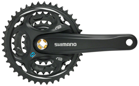 Shimano Altus FC-M311 Crankset - 170mm 7/8-Speed 42/32/22t Riveted Square Taper JIS Spindle Interface BLK-Goodwynn's