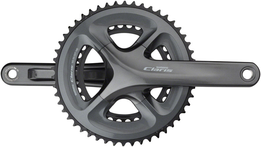 Shimano Claris FC-R2000 Crankset - 170mm 8-Speed 50/34t 110 BCD Hollowtech II Spindle Interface BLK-Goodwynn'sGoodwynn's