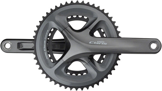 Shimano Claris FC-R2000 Crankset - 170mm 8-Speed 50/34t 110 BCD Hollowtech II Spindle Interface BLK-Goodwynn's