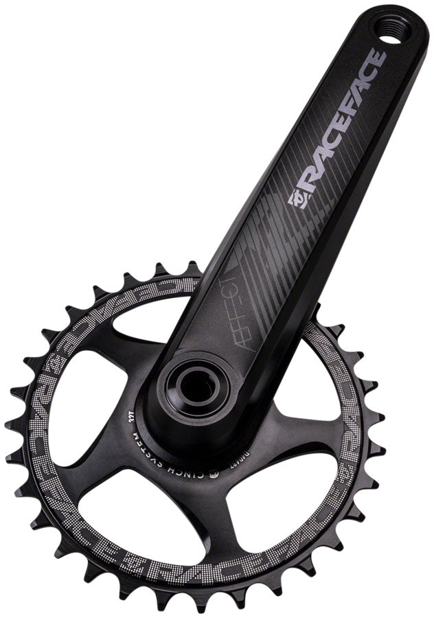 RaceFace Aeffect R Crankset - 175mm Direct Mount CINCH RaceFace EXI Spindle Interface BLK-Goodwynn'sGoodwynn's
