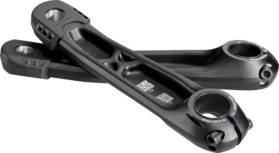 e*thirteen e*spec Plus Ebike Crank Arm Set - Shimano EP8 165mm Black-Goodwynn'sGoodwynn's