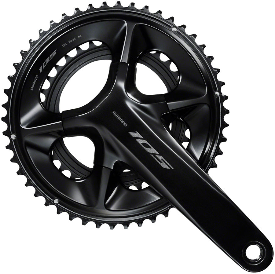 Shimano 105 FC-R7100 Crankset - 172.5mm 12-Speed 50/34t 110 Asymmetric BCD Hollowtech II Spindle Interface BLK-Goodwynn'sGoodwynn's