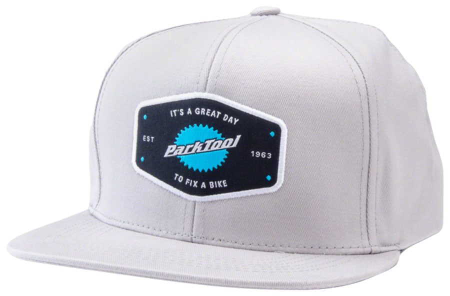 Park Tool HAT-10XL Snapback Hat - Light Gray X-Large-Goodwynn'sGoodwynn's