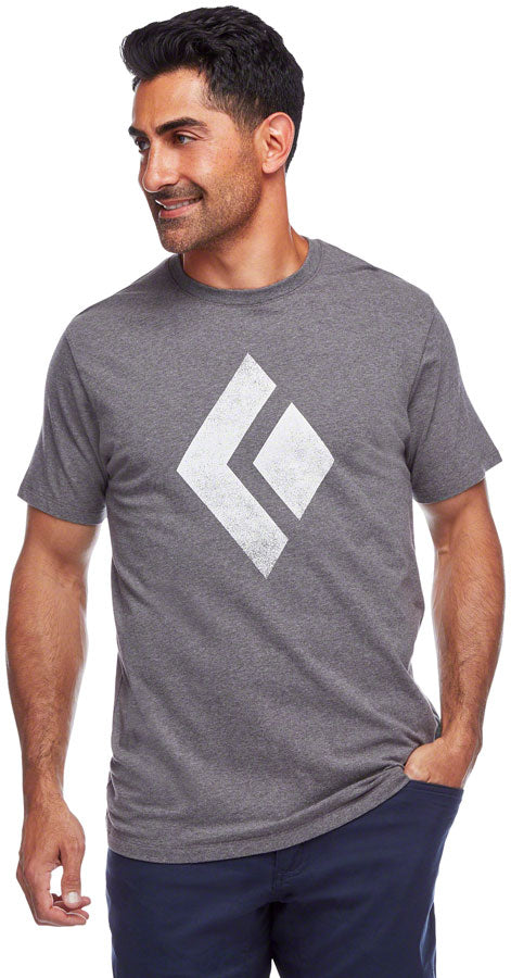 Black Diamond Chalked Up Tee - Charcoal Heather Mens Small-Goodwynn'sGoodwynn's