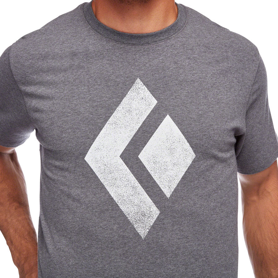 Black Diamond Chalked Up Tee - Charcoal Heather Mens Small-Goodwynn'sGoodwynn's