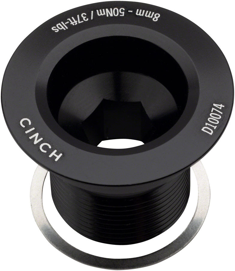 RaceFace CINCH Crank Bolt with Washer - NDS M18 Gloss Black-Goodwynn'sGoodwynn's