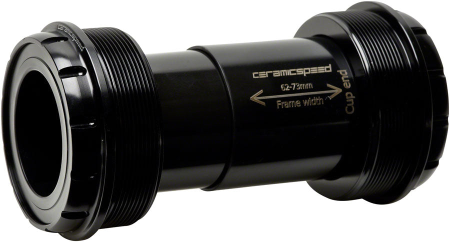 CeramicSpeed T47/73 Bottom Bracket - Shimano MTB Coated Races Black-Goodwynn'sGoodwynn's