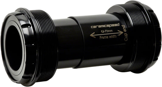 CeramicSpeed T47/73 Bottom Bracket - Shimano MTB Coated Races Black-Goodwynn's
