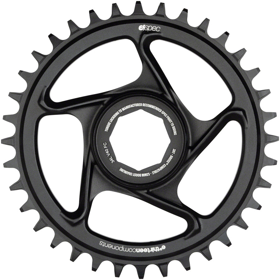 e*thirteen e*spec Aluminum Direct Mount Chainring 36t for Brose S Mag Black-Goodwynn'sGoodwynn's