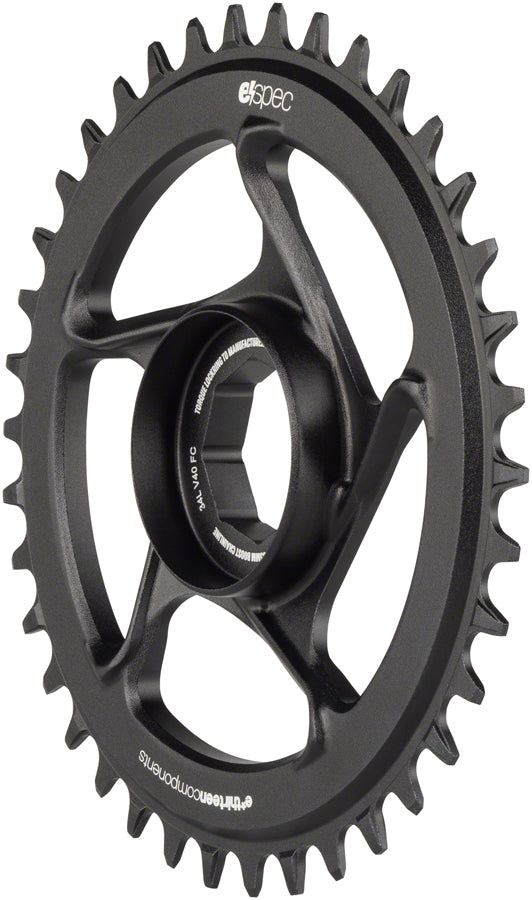 e*thirteen e*spec Aluminum Direct Mount Chainring 38t for Brose S Mag Black-Goodwynn'sGoodwynn's