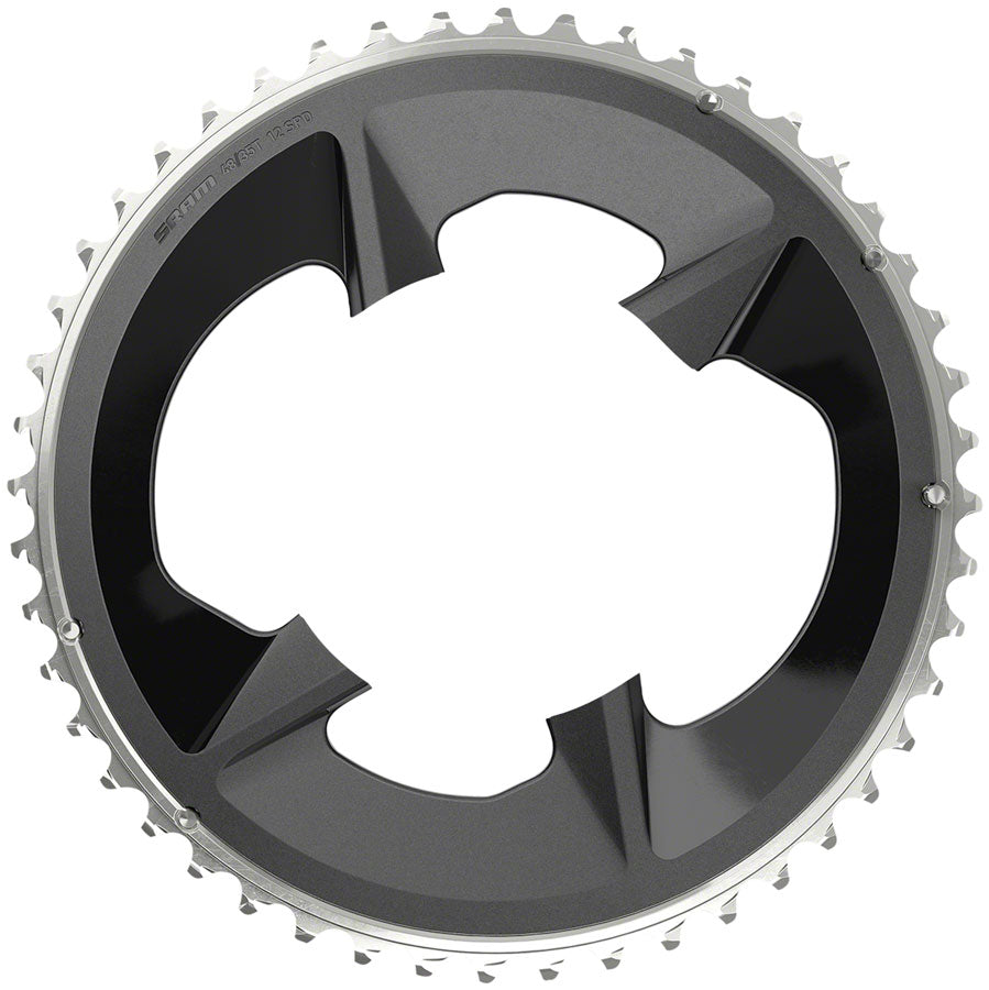 SRAM Rival 2x12-Speed Outer Chainring - 48t 107 BCD BLK For use 35t Inner-Goodwynn'sGoodwynn's