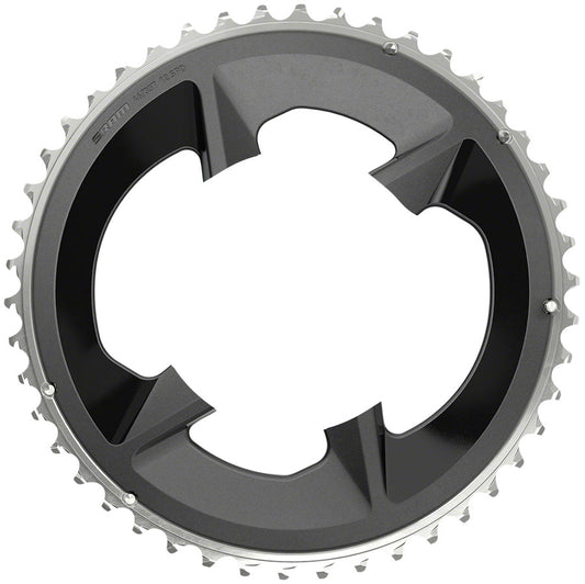 SRAM Rival 2x12-Speed Outer Chainring - 46t 107 BCD BLK For use 33t Inner-Goodwynn's
