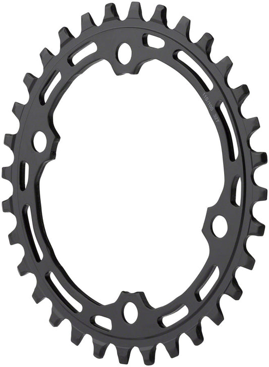 Shimano Deore M5100-1 Chainring - 32t 10/11-Speed Asymmetric 96 BCD Black-Goodwynn's