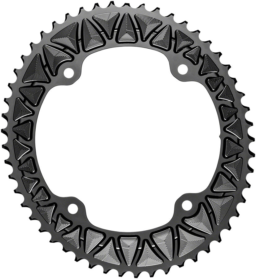absoluteBLACK Premium Oval 145 BCD Road Outer Chainring Campagnolo - 53t 145 BCD 4-Bolt BLK-Goodwynn'sGoodwynn's