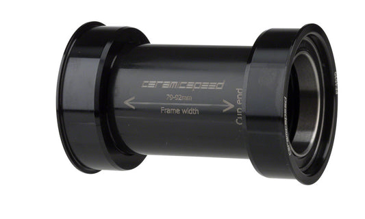 CeramicSpeed PF4630 Bottom Bracket - PF30/BBright/386EVO 30mm Spindle Black-Goodwynn's