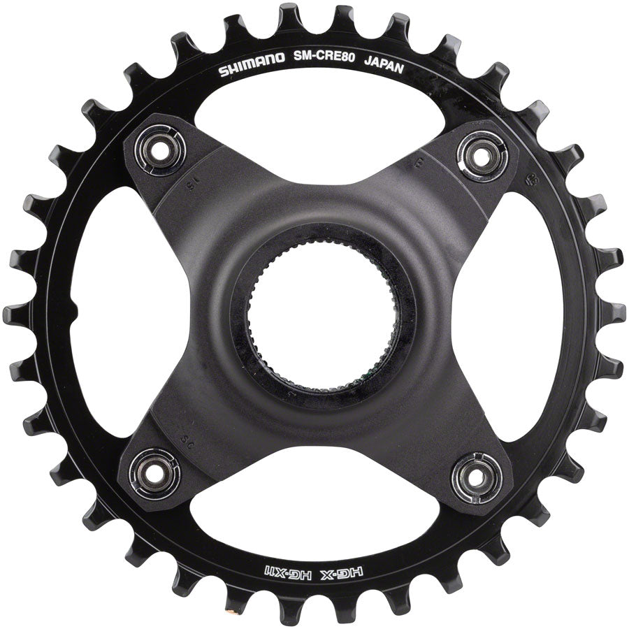 Shimano STEPS SM-CRE80 eBike Chainring - 34t 56.5mm Chainline Without Chainguide BLK-Goodwynn'sGoodwynn's