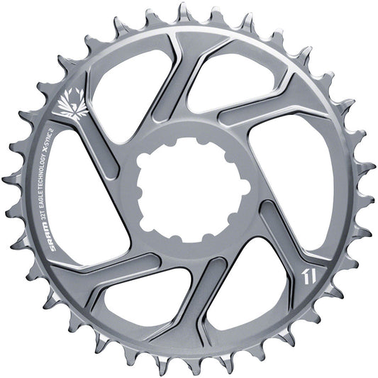 SRAM X-Sync 2 Eagle Direct Mount Chainring - 32 Tooth 3mm Boost Offset 12-Speed Polar Grey-Goodwynn's