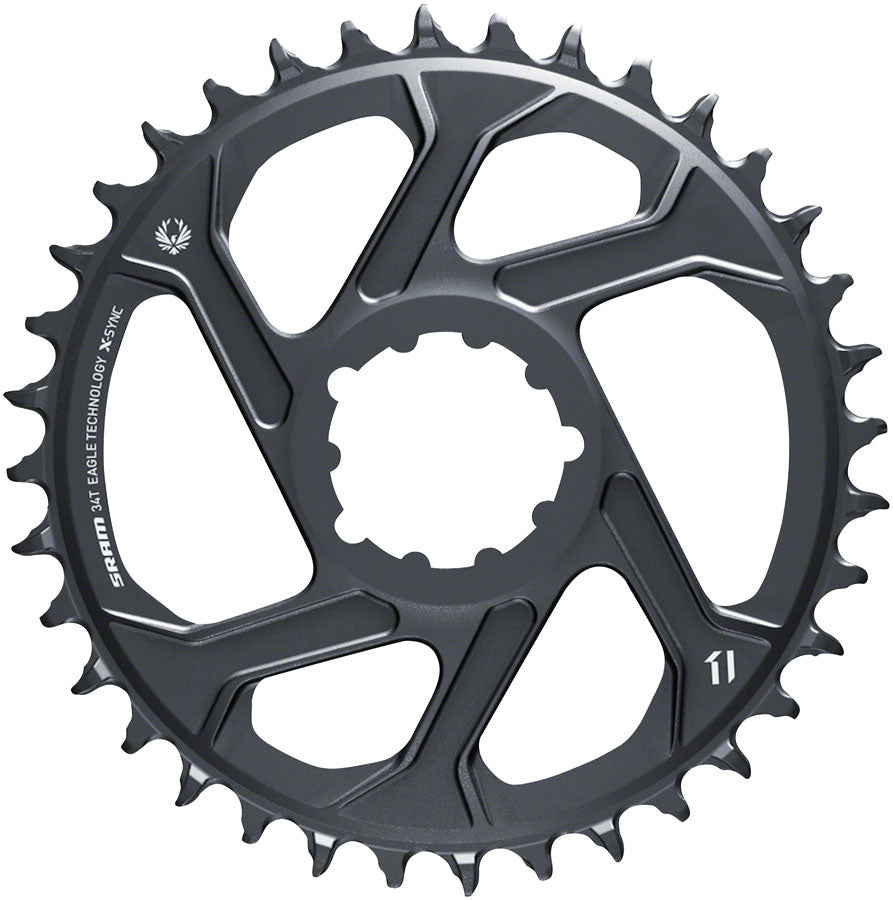 SRAM 34T X-Sync 2 SL Direct Mount Eagle Chainring 3mm Boost Offset Lunar Gray-Goodwynn'sGoodwynn's