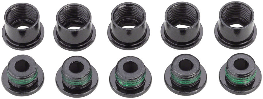SRAM Crank Chainring Bolt Kit - 5-Arm Steel Black-Goodwynn'sGoodwynn's