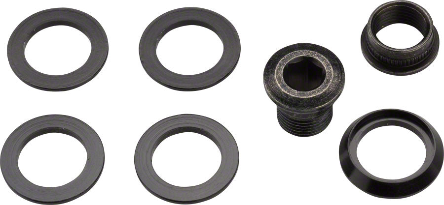 SRAM Force 1/ CX1 Chainring Spacer Bolt Set Five Spacers Hidden Nut/Bolt Fits Rival 1 Hidden Chainring Bolt Design-Goodwynn'sGoodwynn's