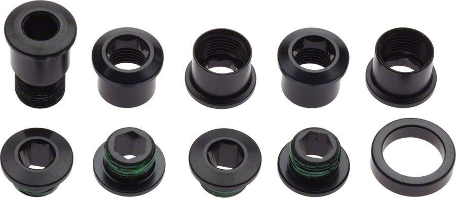 SRAM Red 22 Chainring Bolt Set Fits Force 22 Rival 22~ 5 bolts 4 nuts 1 spacer-Goodwynn'sGoodwynn's