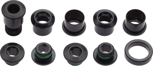SRAM Red 22 Chainring Bolt Set Fits Force 22 Rival 22~ 5 bolts 4 nuts 1 spacer-Goodwynn's