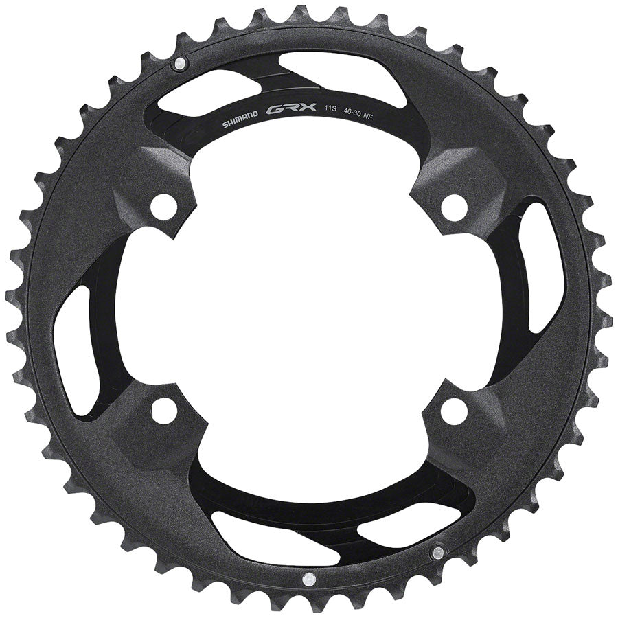 Shimano FC-RX600-11 Chainring - 46t 110 BCD For 2x11 Black-Goodwynn'sGoodwynn's