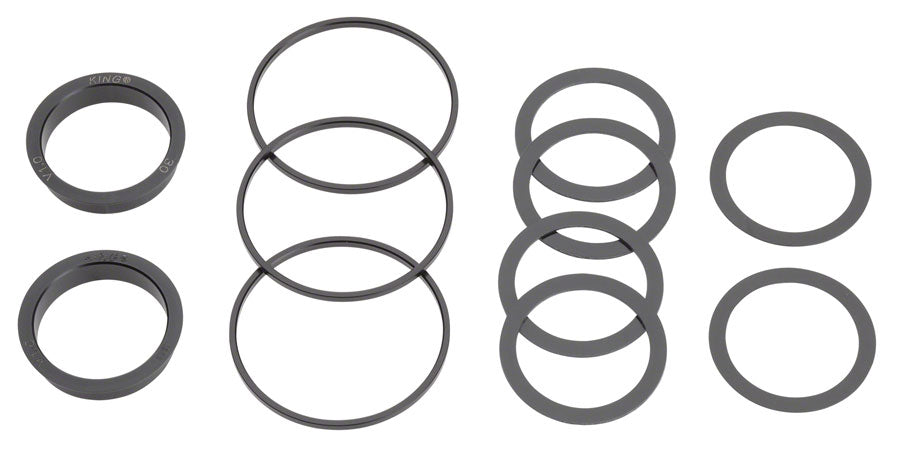 Chris King ThreadFit T47 30i Bottom Bracket Fit Kit 5 - T47 For 30mm Spindles BLK-Goodwynn'sGoodwynn's