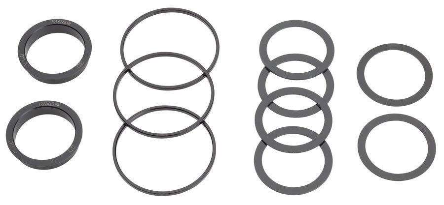 Chris King ThreadFit T47 30x Bottom Bracket Fit Kit 5 - T47 For 30mm Spindles BLK-Goodwynn'sGoodwynn's