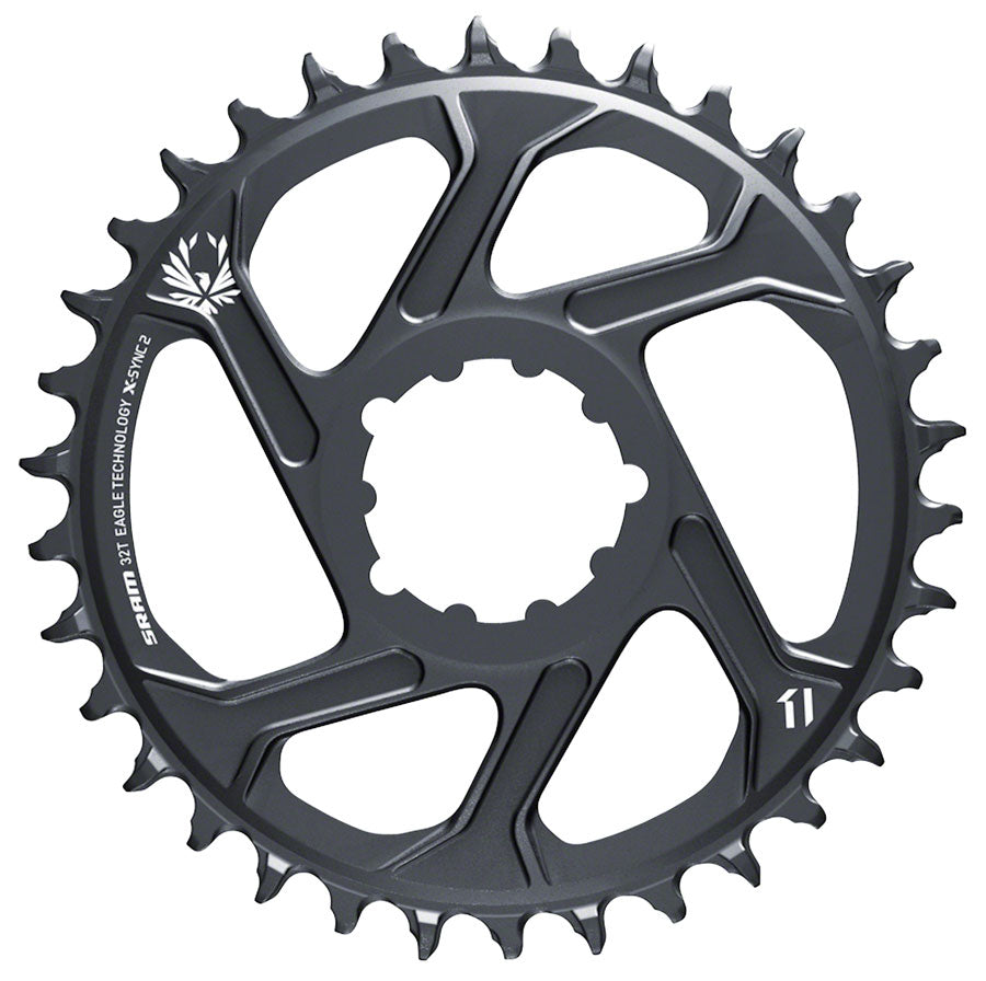 SRAM Eagle X-SYNC 2 Direct Mount Chainring - 32t Direct Mount 3mm Offset For Boost Lunar Grey-Goodwynn'sGoodwynn's
