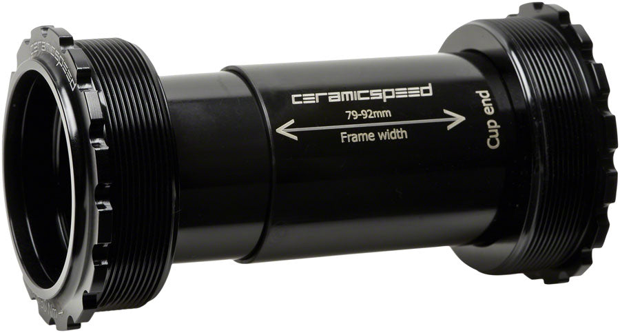 CeramicSpeed T47/86 Bottom Bracket - Campagnolo Ultra Torque Black-Goodwynn'sGoodwynn's