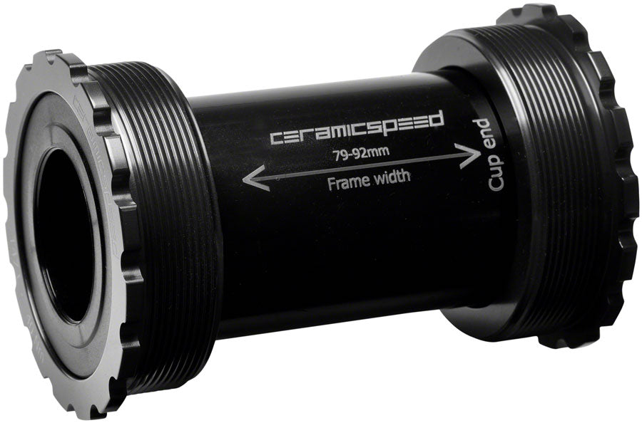 CeramicSpeed T47/86 Bottom Bracket - Shimano Coated Races Black-Goodwynn'sGoodwynn's
