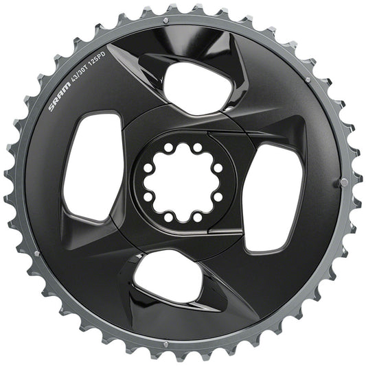 SRAM Force Wide 2x12-Speed Outer Chainring - 43t 94 BCD 4-Bolt Polar Grey For use 30t Inner-Goodwynn's