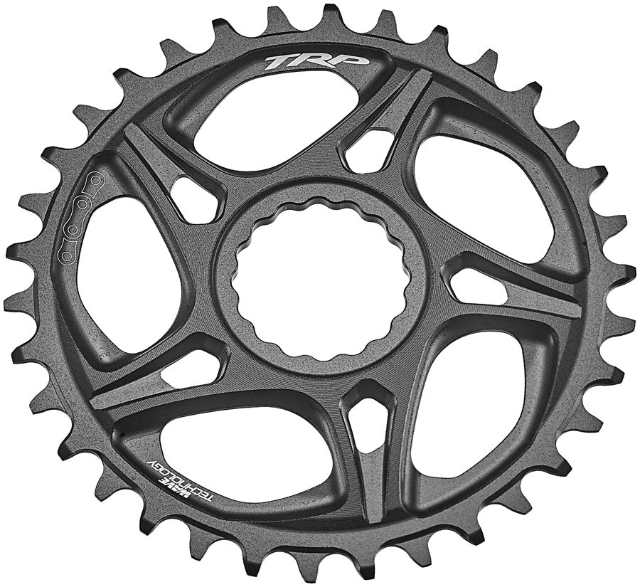 TRP CR-M8070 Boost Direct Mount Chainring - 32t 7-Speed DH CINCH Mount 6mm Offset 7075-T6 Aluminum Sandblasted BLK-Goodwynn'sGoodwynn's