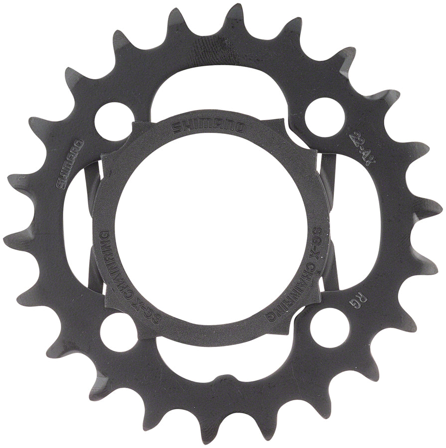 Shimano Alivio M4000 Chainring - 22t 64 BCD 4-Bolt 9-Speed Black-Goodwynn'sGoodwynn's