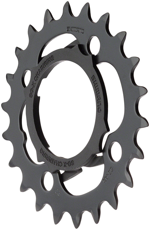 Shimano Alivio M4000 Chainring - 22t 64 BCD 4-Bolt 9-Speed Black-Goodwynn'sGoodwynn's