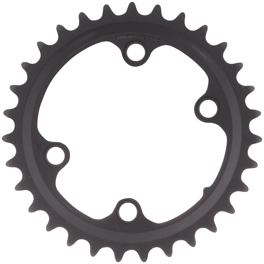 Shimano GRX RX810 Chainring - 31t 80 BCD 4-Bolt 11-Speed Black-Goodwynn'sGoodwynn's