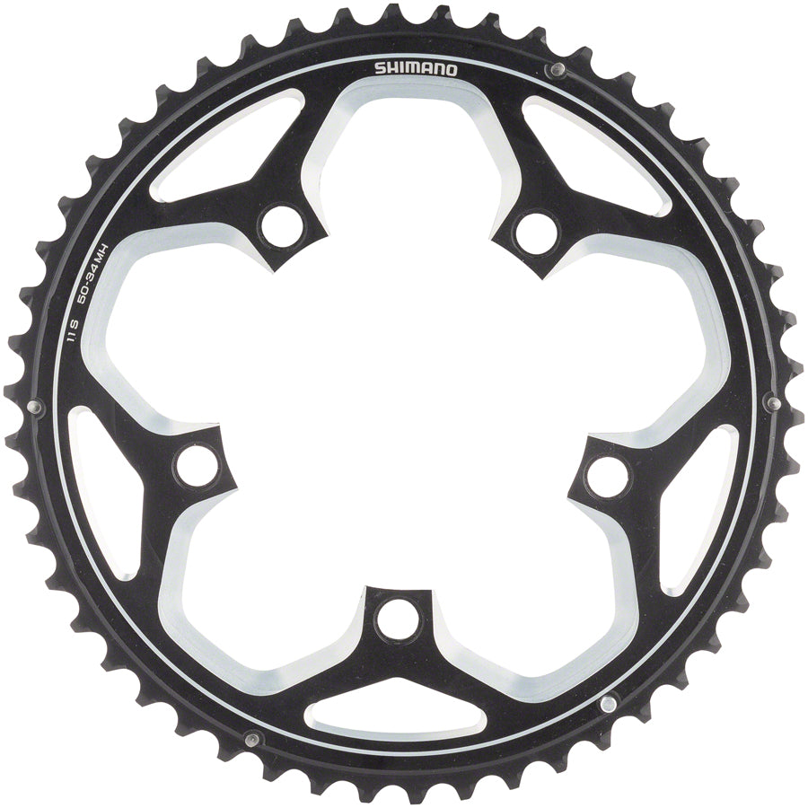 Shimano RS500 Chainring - 52t 110 BCD 5-Bolt 11-Speed Black-Goodwynn'sGoodwynn's