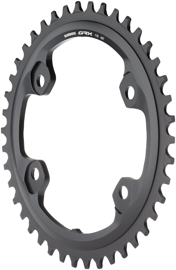 Shimano GRX RX810 Chainring - 42t 110 BCD 4-Bolt 11-Speed Black-Goodwynn'sGoodwynn's