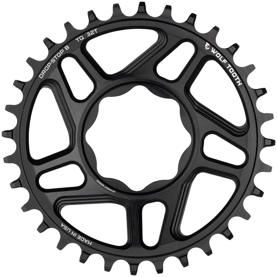 Wolf Tooth Trek TQ Direct Mount Chainring - Drop-Stop B 30T Black-Goodwynn'sGoodwynn's
