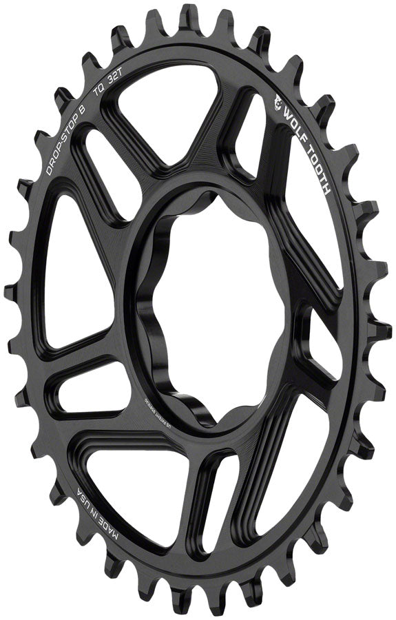 Wolf Tooth Trek TQ Direct Mount Chainring - Drop-Stop B 30T Black-Goodwynn'sGoodwynn's