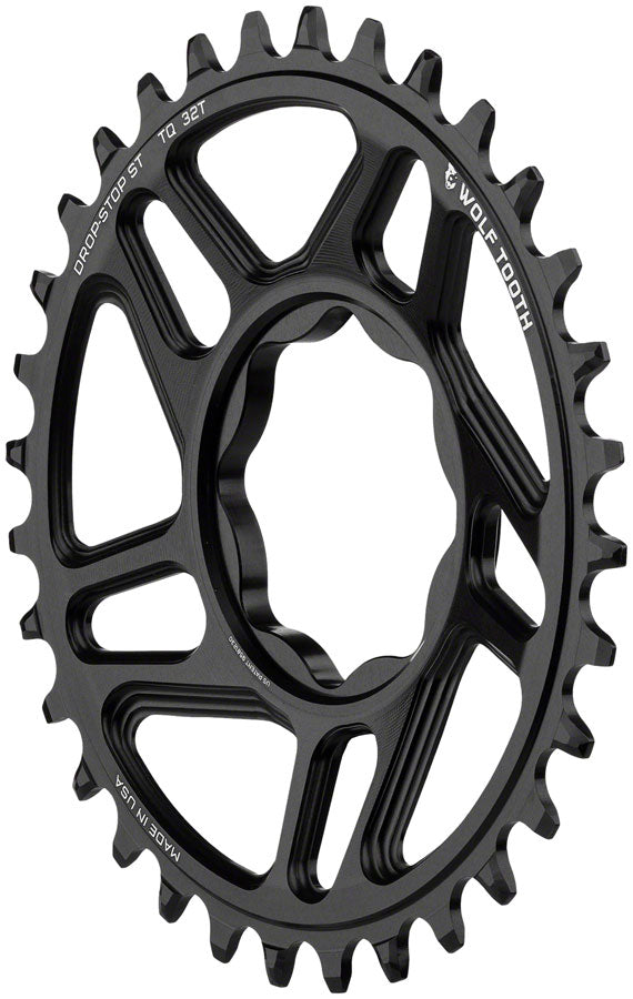 Wolf Tooth Trek TQ Direct Mount Chainring - Drop-Stop ST 30T Black-Goodwynn'sGoodwynn's