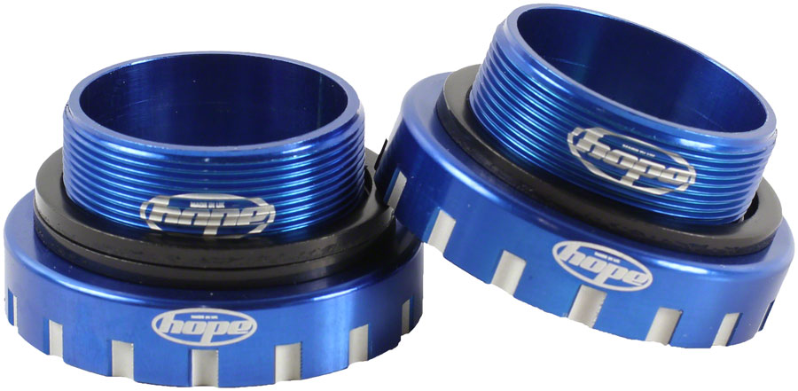 Hope BSA30 Threaded Bottom Bracket - 68/73/83/100/120mm For 30mm Spindle Stainless Blue-Goodwynn'sGoodwynn's